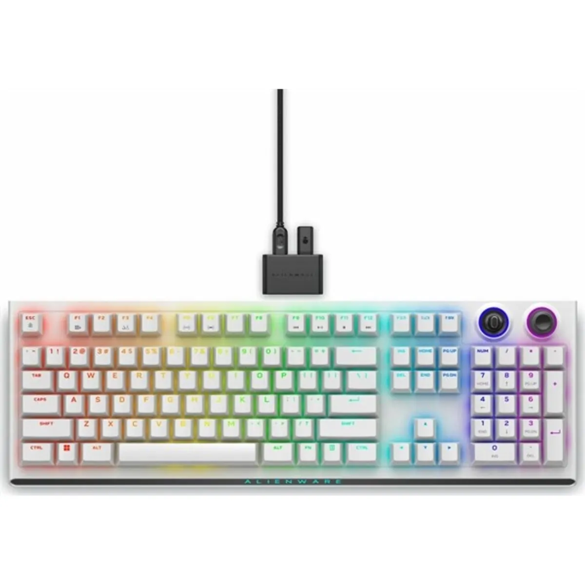 Dell SNP 545-BBFK mechanikus billentyűzet háttérvilágítás van USB layout US multimédiás vezetékes #1