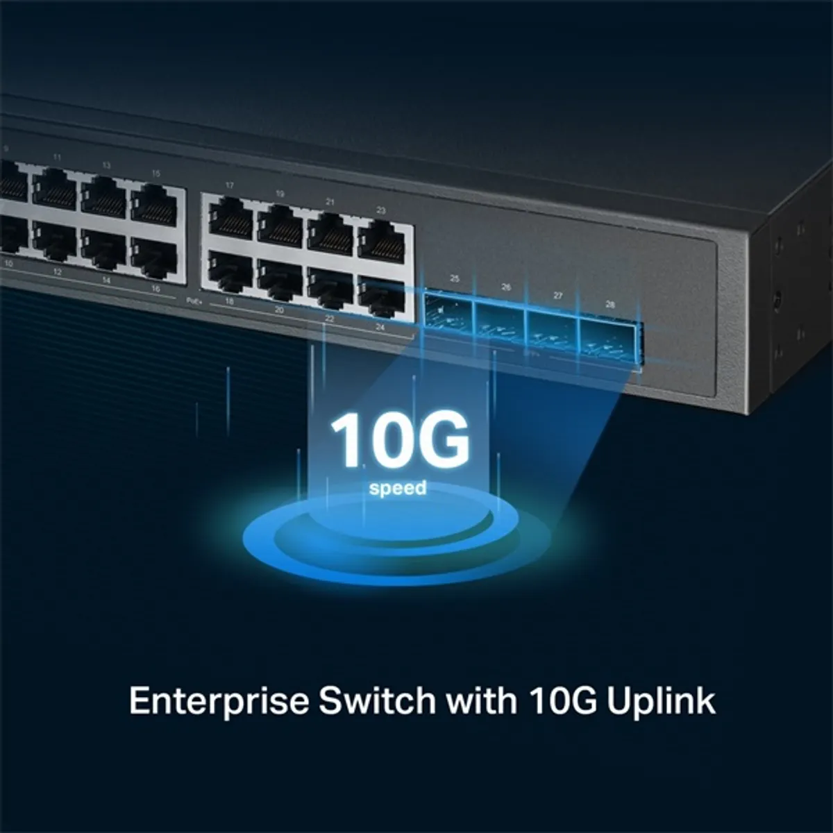 TP-LINK SG3428XPP-M2 Omada 24x2.5G RJ45 4 SFP modul foglalat L2 PoE #2