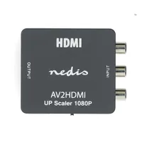 NEDIS VCON3456AT kompozit videó HDMI konverter 1080p 3x RCA bemenet