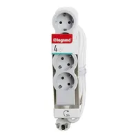 Legrand 694561 elosztó 4 aljzat 3 m fehér-szürke #2