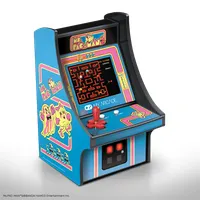 MY ARCADE DGUNL-3230 Ms. Pac-Man Micro Player 6.75" hordozható, kivehető joystick, külső hangszóró, 3,5 mm fejhallgató-csatlakozó #2