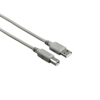 Hama 00200901 FIC ECO USB A-B kábel 3 m szürke USB 2.0 nem árnyékolt #1