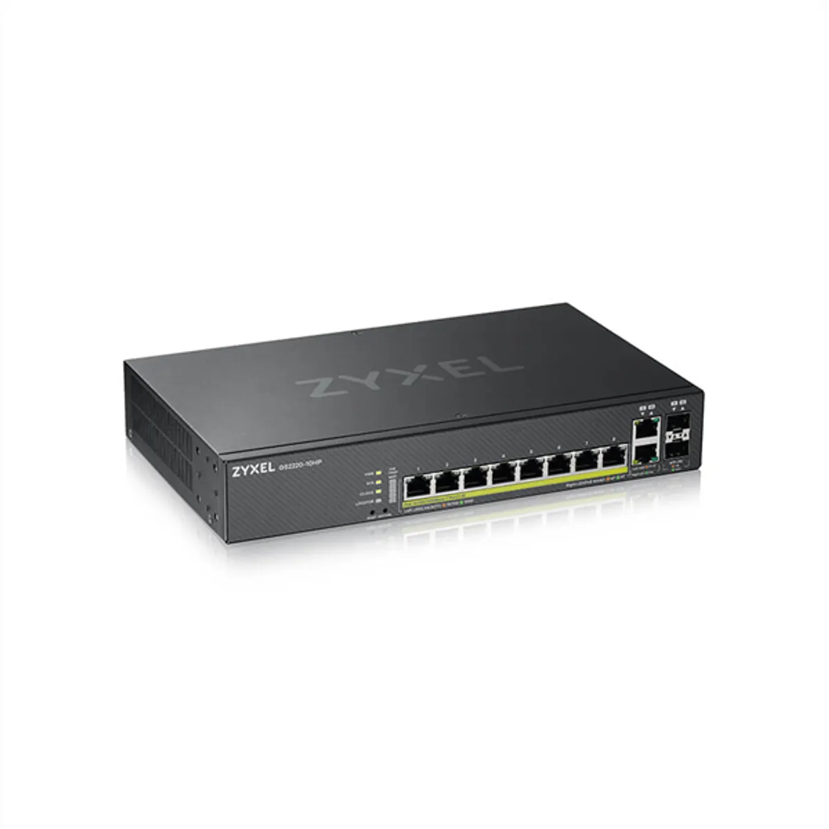 ZYXEL GS2220-10HP-EU0101F GS2220-10HP 8 RJ-45 portos GbE L2+ PoE kapcsoló 2x SFP uplink #1