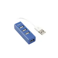 SBOX H-204BL USB 2.0 4-portos hub Plug and Play