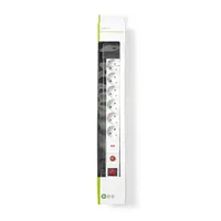 Nedis EXS630SPF1PRO Pro-Line 6-aljzatos elosztó, 3 m, Schuko Type F, 230 V, 16 A, túlfeszültségvédelem 13,5 kA, integrált kapcsoló, IP20 #2