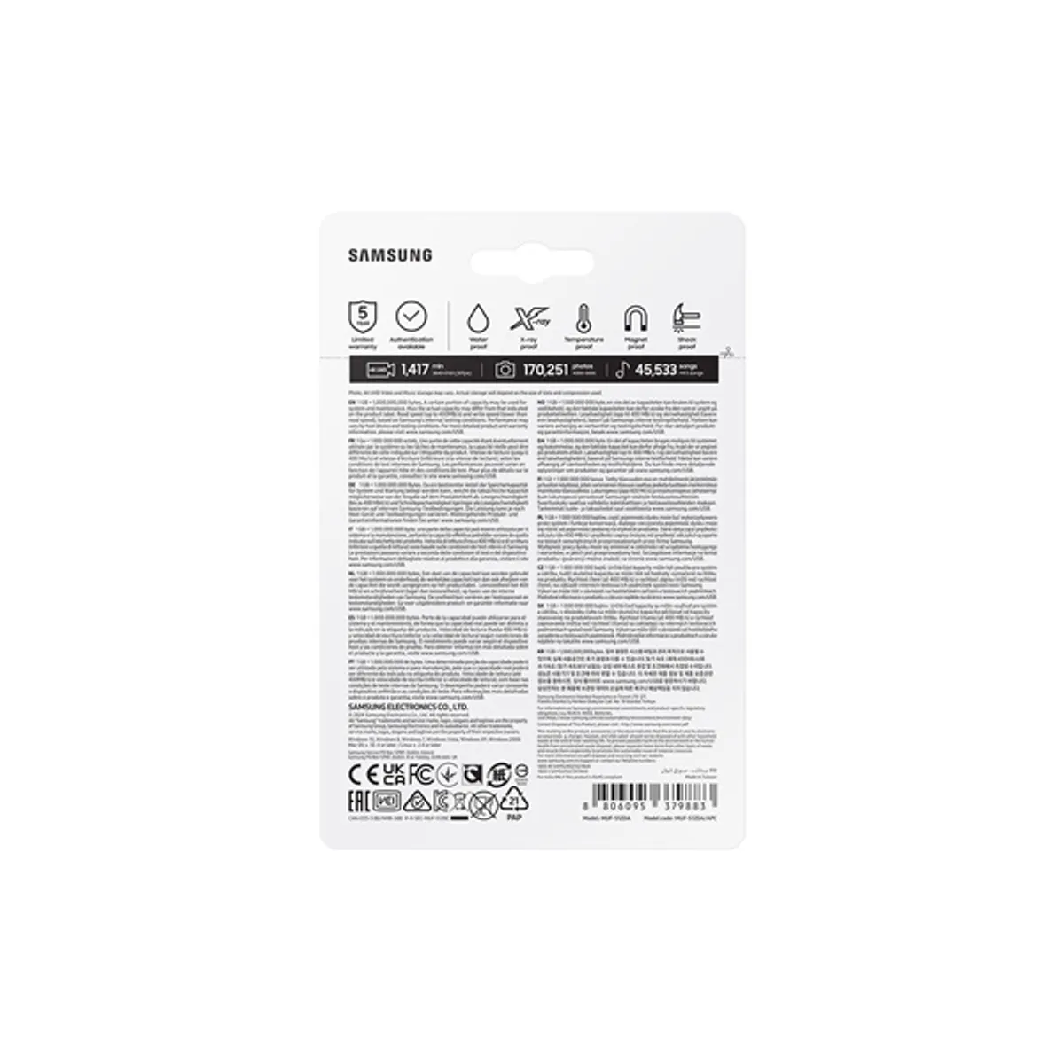 SMG PCC MUF-512DA\/APC 512 GB USB-C pendrive olvasás 400 MBps írás 110 MBps kék USB 3.2 #10