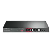 TP-LINK MS120GP 20-port PoE 2x SFP Webes menedzselt rack-be szerelhető 1Gb réz