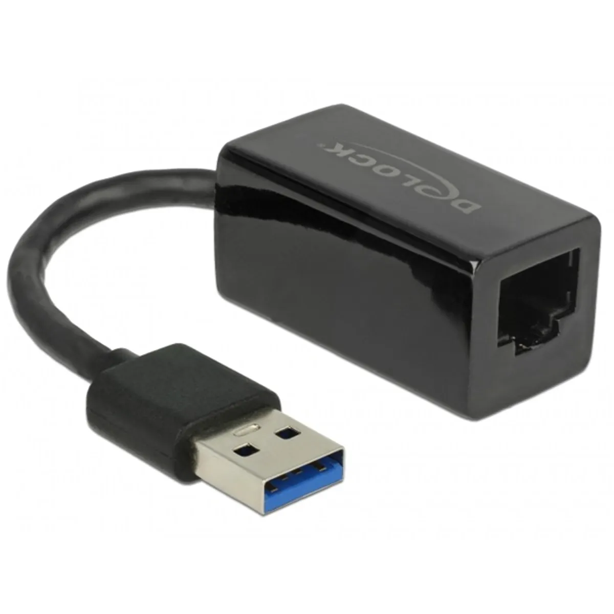 DELOCK 65903 USB A-típusú Gigabit LAN adapter RTL8153 USB 3.1 Gen 1 fekete #1