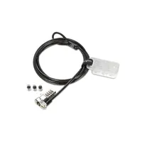 Kensington K62316WW Universal 3 az 1-ben kombinációs laptopzár visszaállítható 4 számjegyű, 10 000 kombináció, 1,8 m szénacél kábel #1