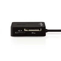 Nedis CRDRU2300BK kártyaolvasó USB 2.0 M2 MS PRO MS DUO Micro SD SD MMC RS-MMC Mini SD plug and play hordozható #3