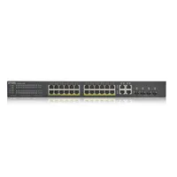 ZYXEL GS1920-24HPV2-EU0101F GS1920-24HPV2 28-portos 24x PoE RJ45 és 4x GbE SFP, 375W PoE, Layer 2, rack #2