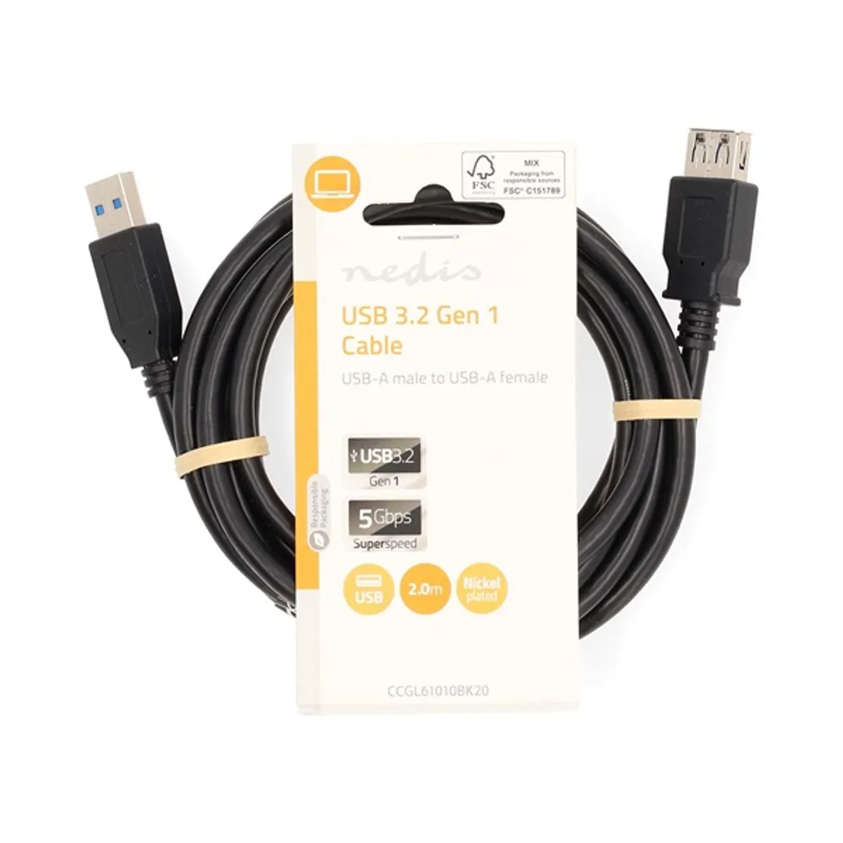NEDIS CCGL61010BK20 kábel #3