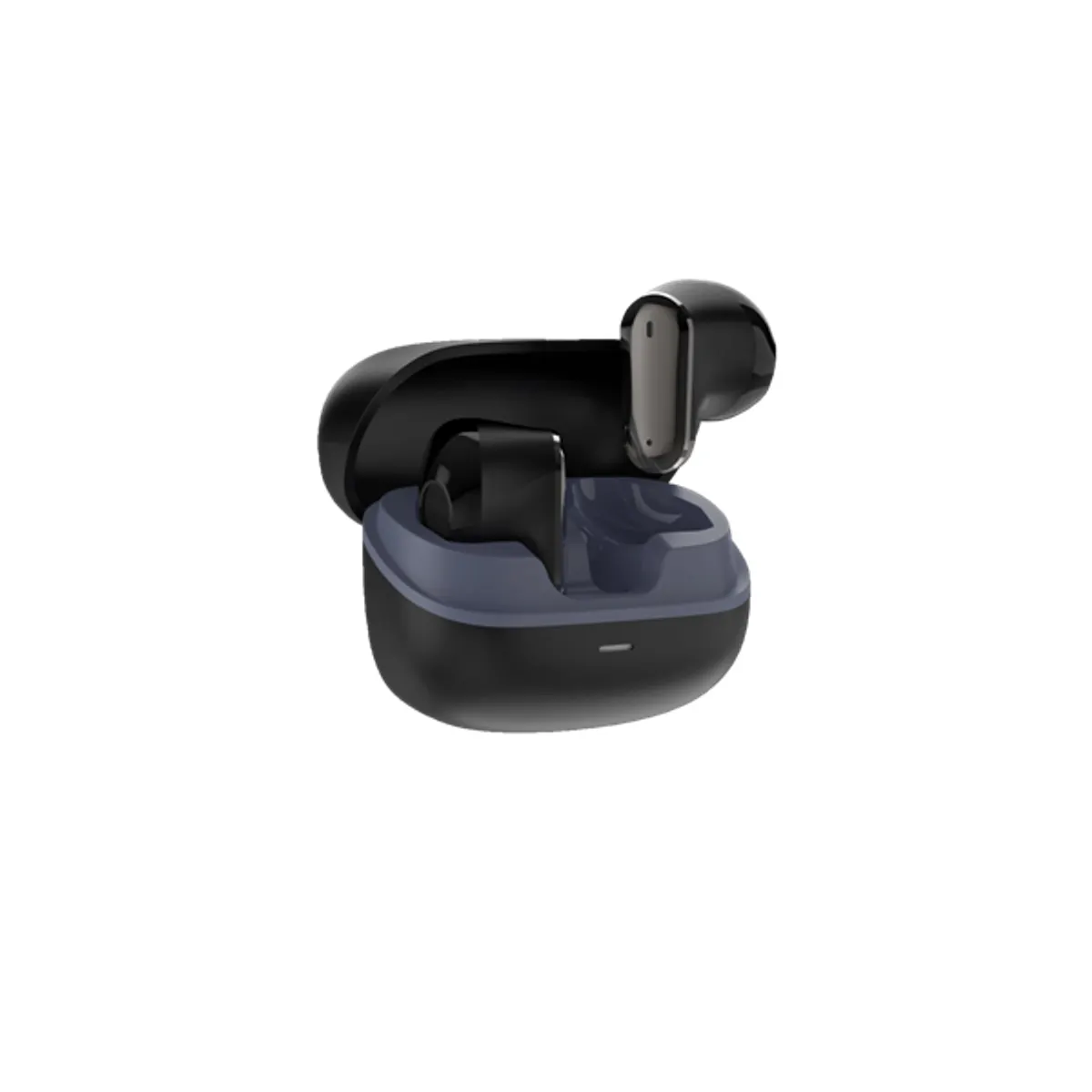 Whiteshark WS GEB-TWS201B vezeték nélküli fülhallgató fekete USB-C mikrofon #1