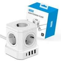 NEWELL NL4385 GaN Power Cube 9in1 5 AC 3 USB-A 1 USB-C 4000W 1.5m fehér #5