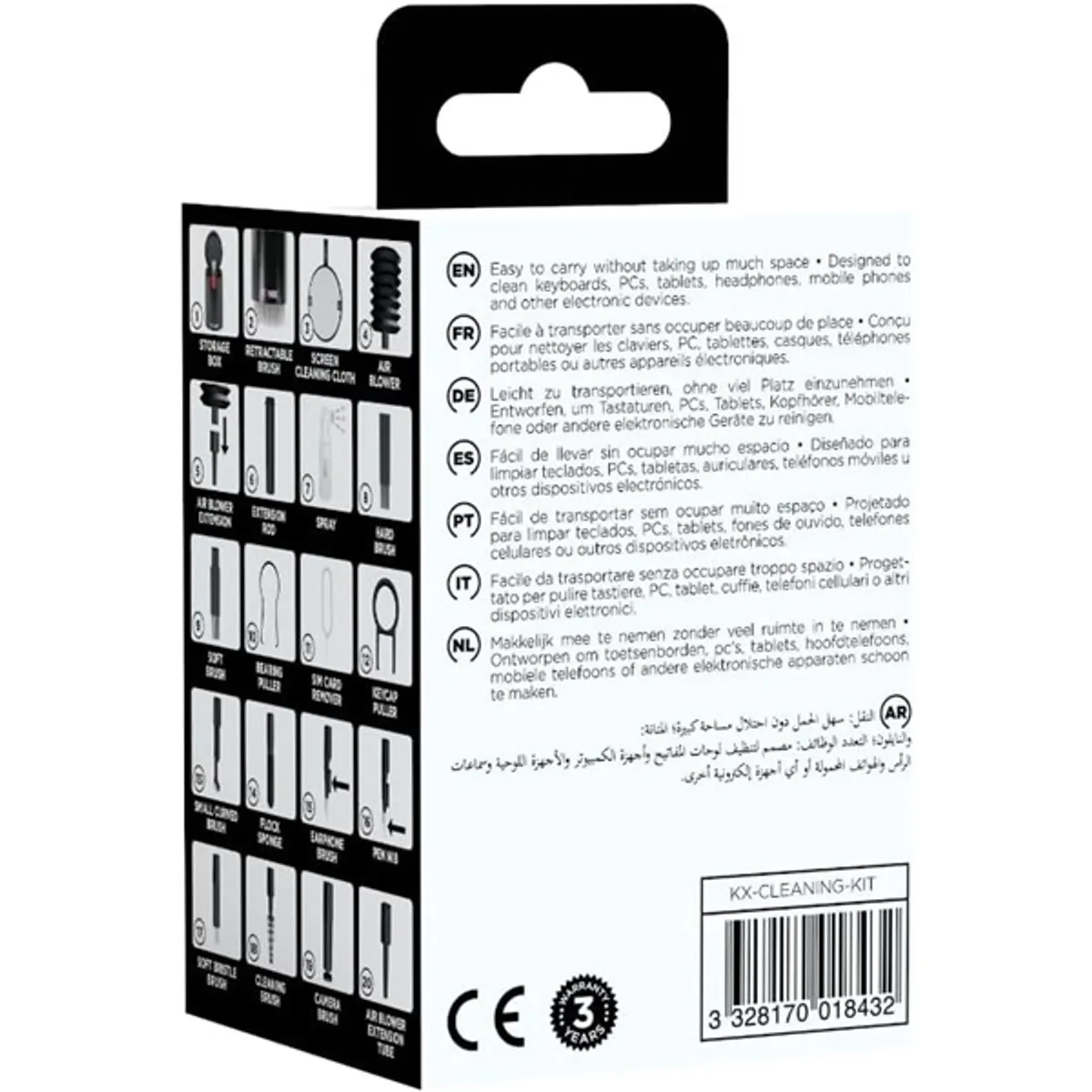 KONIX KX-CLEANING-KIT Kontroller tisztító készlet #2