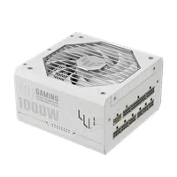 Asus per TUF-GAMING-1000G-WHITE TUF-Gaming 1000W fehér alacsony zajú 12cm 1x20-4 2x4-4 1x16 4x8 5xSata 3xMolex