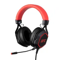 KONIX KX-UFC-PGHR-PC UFC 7.1 fejhallgató USB sztereó mikrofonos fekete-piros