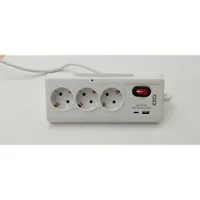 SPS SRG3-UL Túlfeszültségvédő elosztó 3 aljzat USB-A USB-C 1,5 m #2
