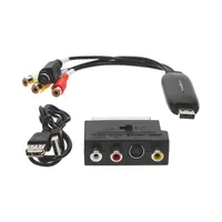 Nedis VGRRU101BK videó grabber scart 3x rca s-video usb 2.0 5 v dc Windows 7-11 480p #4