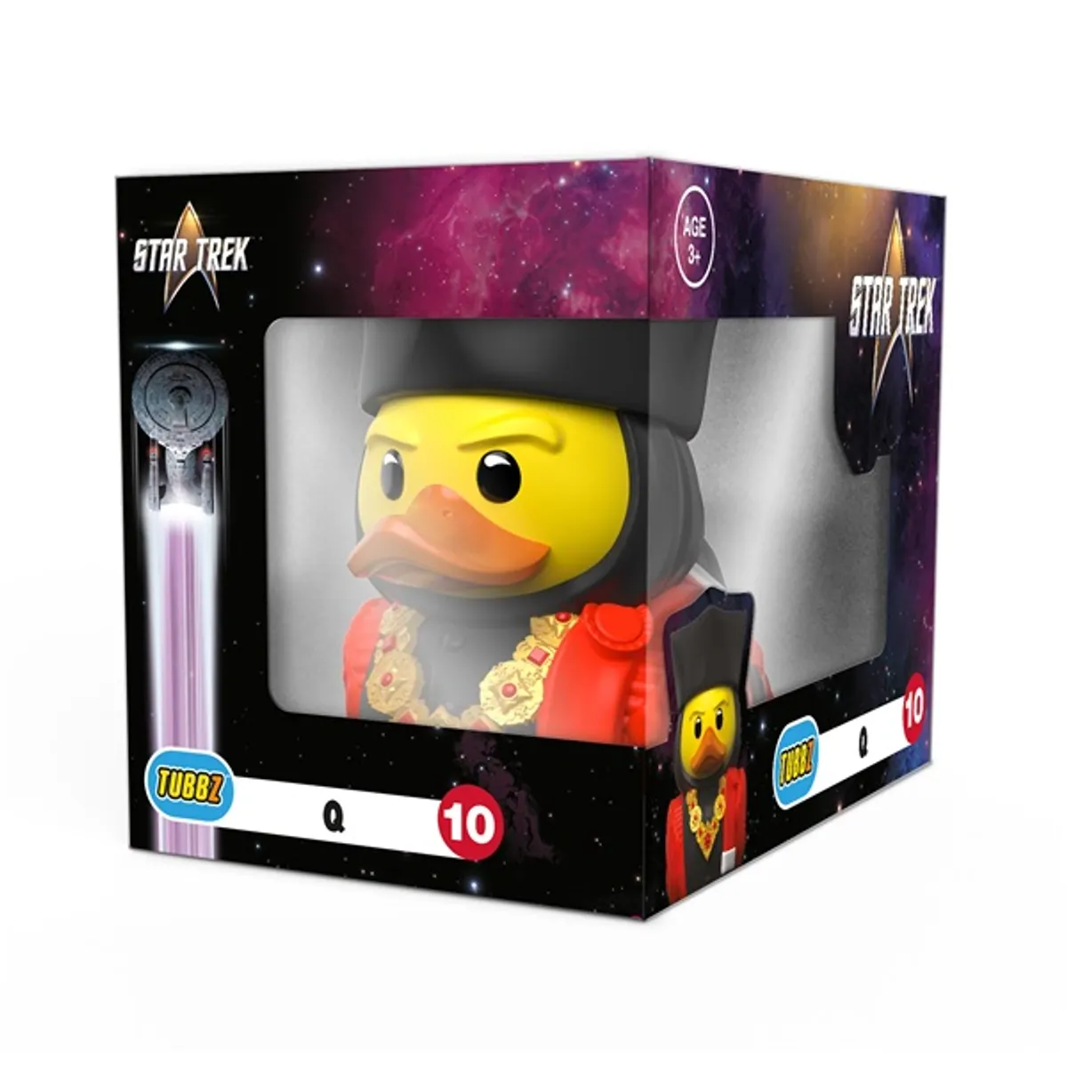 Numskull NS5110 Tubbz boxed Star Trek Q gumikacsa #1