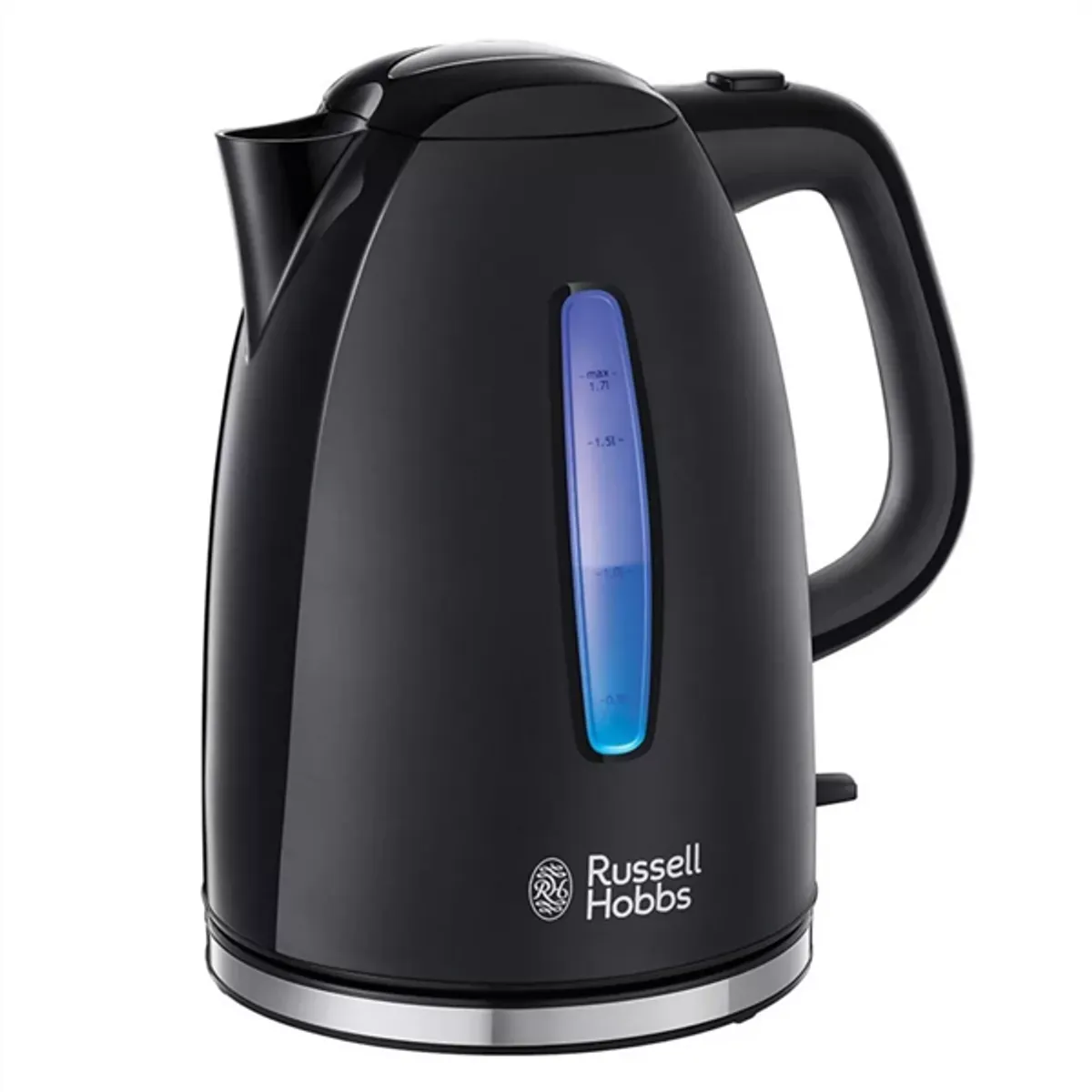 Russell Hobbs 22591-70 Textures fekete 1,7 l 2400 W 50 mp alatt 1 csésze 360 fokos alap vízszint-kijelző #1