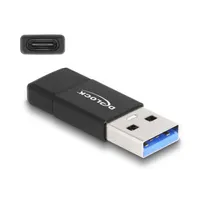DELOCK 60001 USB-A apa - USB-C anya adapter USB 3.2 Gen 2 fekete #1