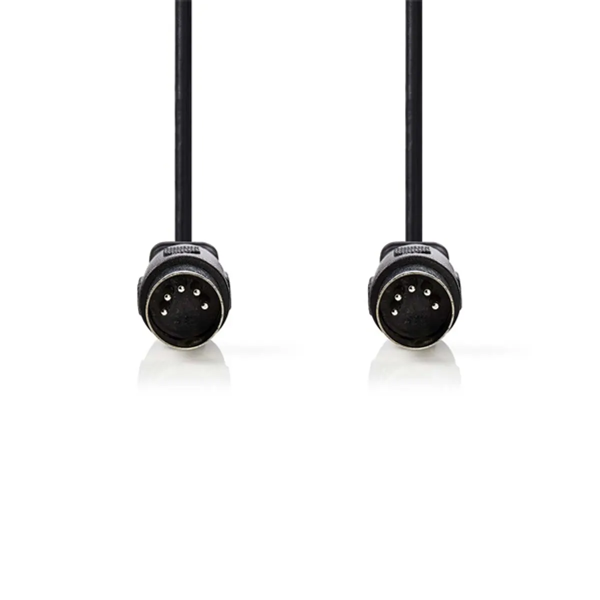 Nedis CAGL20000BK30 DIN audio kábel, DIN 5 tűs dugó, árnyékolt, 3 m, nikkelezett #3