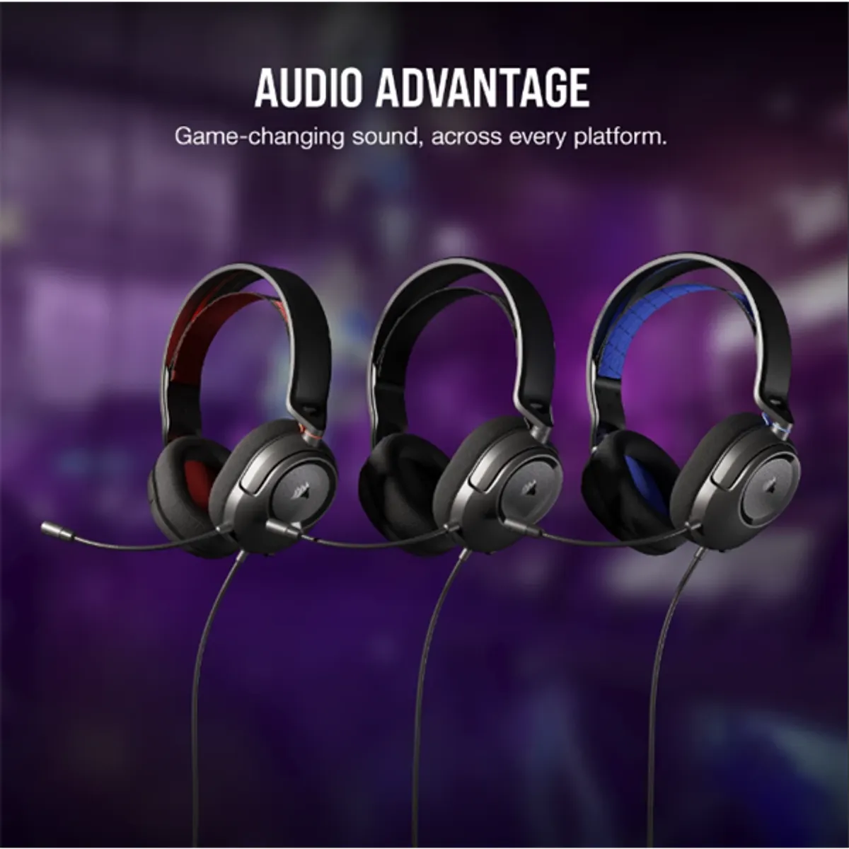 CORSAIR CA-9011377-EU HS35 v2 multiplatform fejhallgató karbon #2