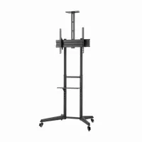 SBOX FS-401 padló-mobil televízió konzol 37"-70" 50 kg VESA 200x200-600x400 kábelkezelés #1