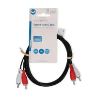 Nedis CAGL24200BK15 sztereó RCA kábel 2x RCA dugó 1.5m #3