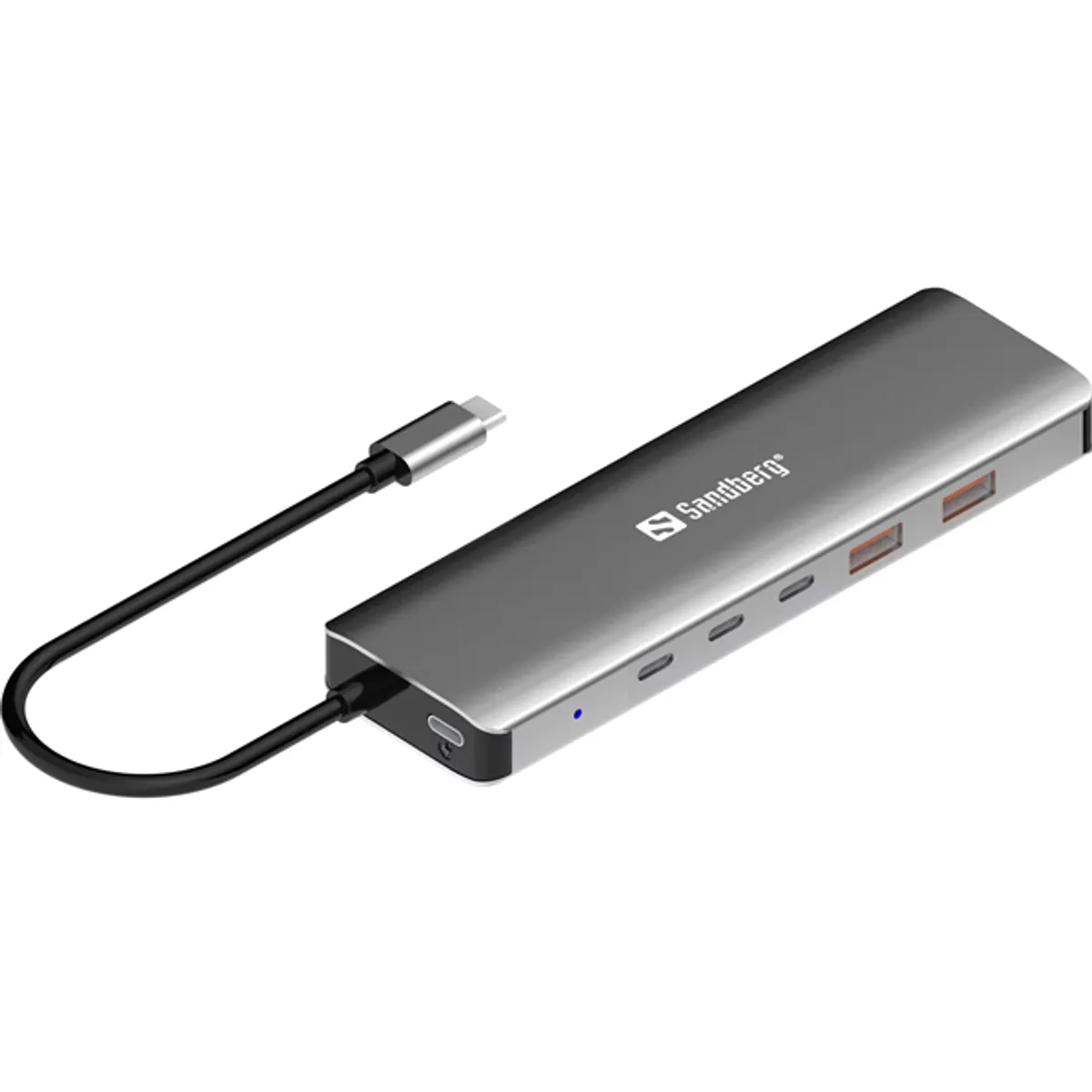 SANDBERG 136-79 USB-C hub 5 USB-C és 2 USB-A 100W PD 10 Gbps #1