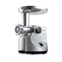 Kenwood MG510 Húsdaráló 1600 W 3 db XL lyuktárcsa kolbásztöltő feltét nagy betöltő nyílás 2 funkciós fém tálca