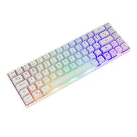 WHITESHARK GK-2201W-US RONIN-W fehér membrán gamer billentyűzet US kiosztás USB 2.0 68 billentyűs #2
