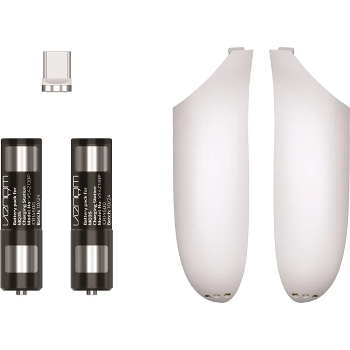 VENOM VS4213 Meta Quest 3S töltőállomás 2x500mAh akkumulátorokkal USB-C töltés headsethez drop-and-charge LED jelzés #3