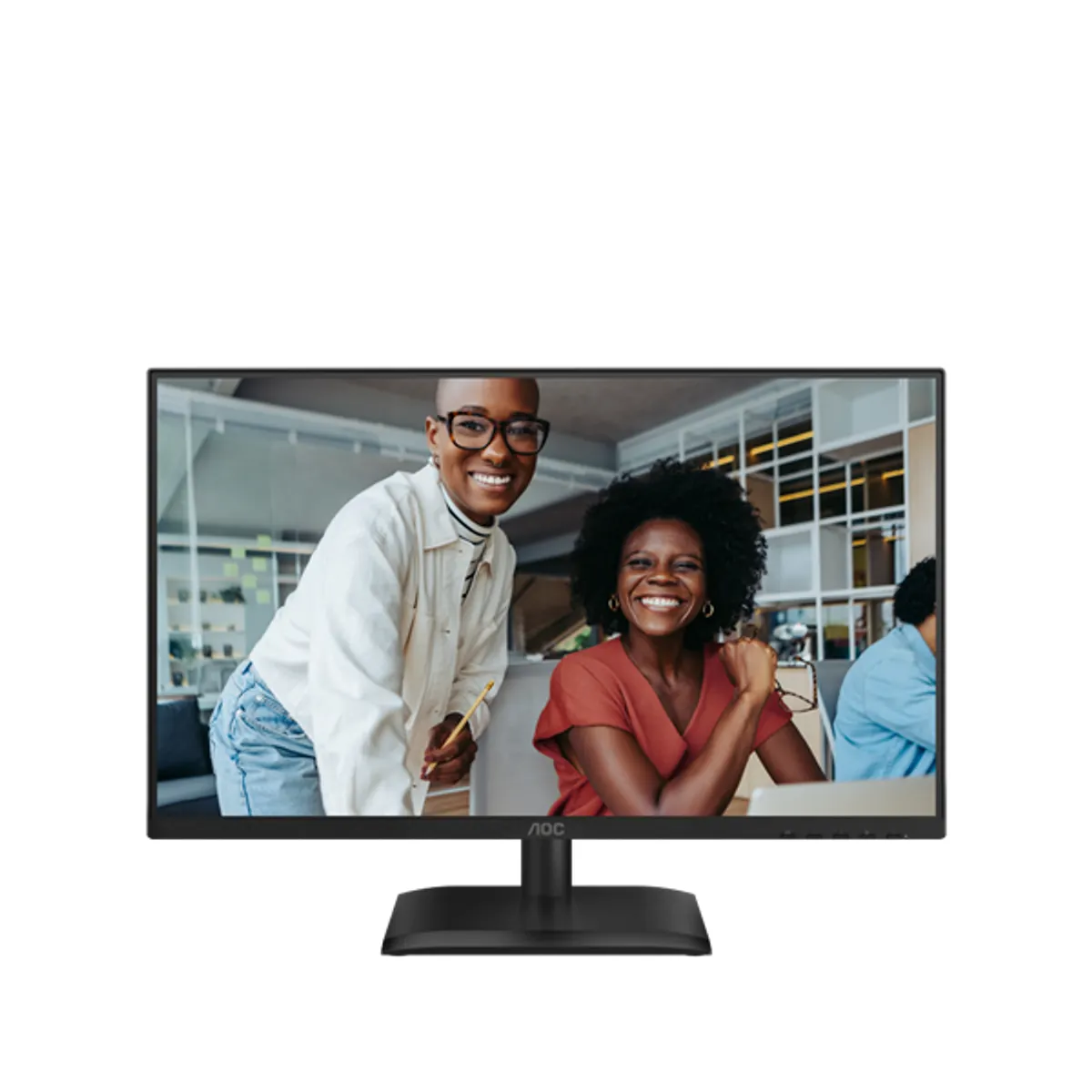 AOC 24E4U monitor 23.8" IPS 1080p 4ms USB 3.2 Gen1 hub VESA magasságigazítás fekete #3