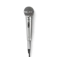 Nedis MPWD45GY dinamikus mikrofon XLR 3 tűs csatlakozás 6.35 mm 5 m frekvencia 80 Hz - 13 kHz impedancia 600 Ohm érzékenység -72 dB kardioid #2