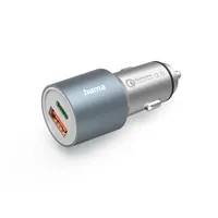HAMA 00201639 FIC E3 autós töltő USB dupla 38W PD 20W QC 3.0 18W