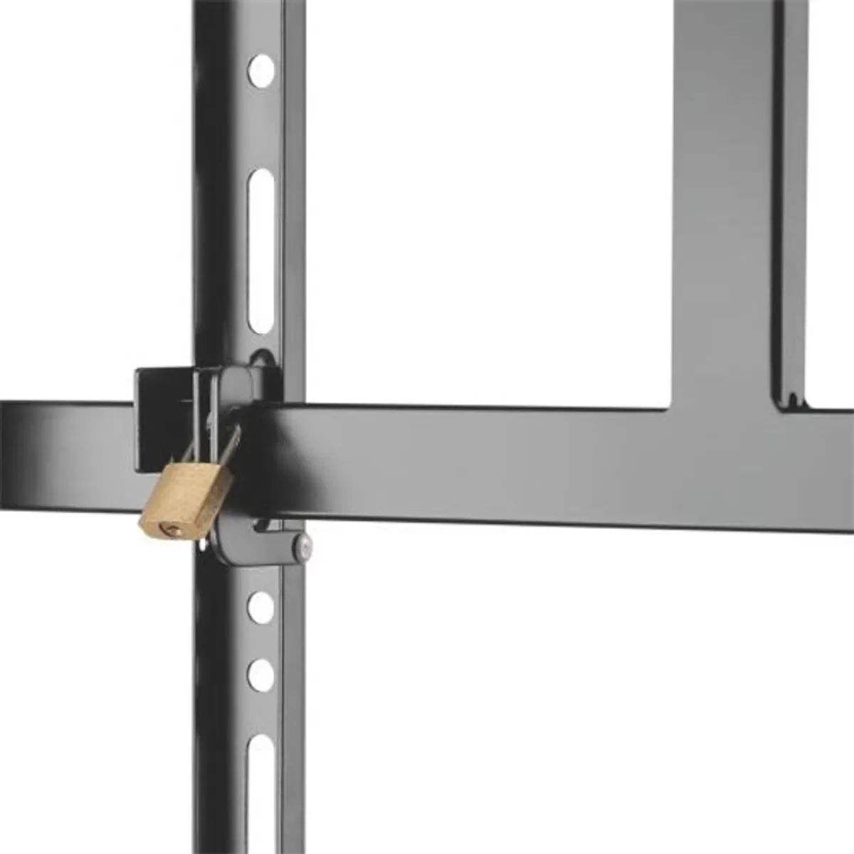 TECHLY ICA-TR38 gurulós padlóállvány 60"-105" TV-hez, max 100 kg, VESA 1000x600, belső kábelkezelés, polc 280x634 mm, 4 kerék, fekete #6