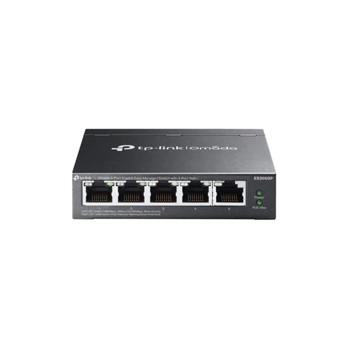 TP-LINK ES205GP Omada 5-portos gigabit kapcsoló PoE 65 W #1