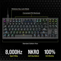 Corsair CH-911D01A-NA K60 Pro TKL RGB OPX optikai-mechanikus billentyűzet alumínium keret USB-A #7