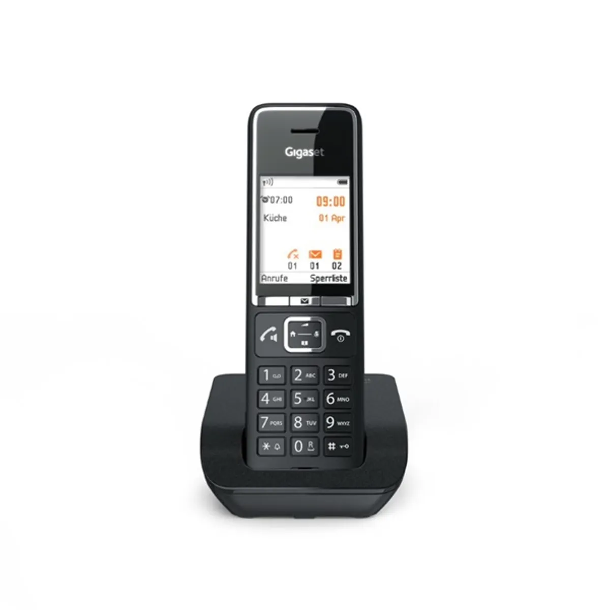 Gigaset S30852-H3001-S204 Comfort 550 DECT ECO 2.2" színes kijelző fekete #2