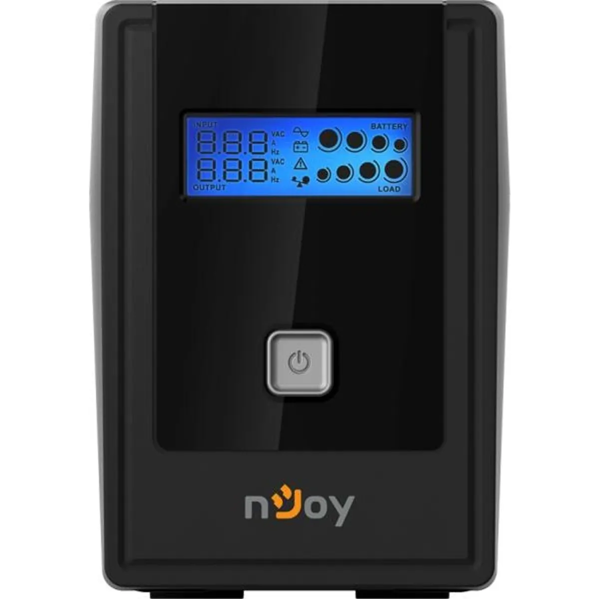 NJOY UPCMTLS685TCAAZ01B Cadu 800 VA 480 W line-interaktív 2 Schuko USB HID RJ11 RJ45 védelem LCD #1