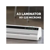 Fellowes 5736001 Saturn 3i A3 80-125 mikron InstaHeat Auto Shut Off #4