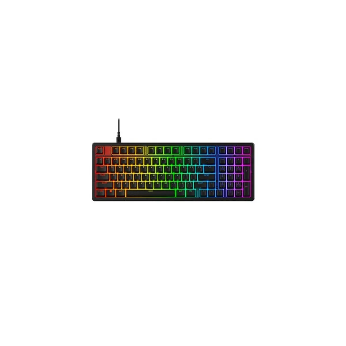 HP HYPERX B4QS4AA#ABU Mechanikus billentyűzet UK USB-C és USB-A háttérvilágítás multimédiás #1