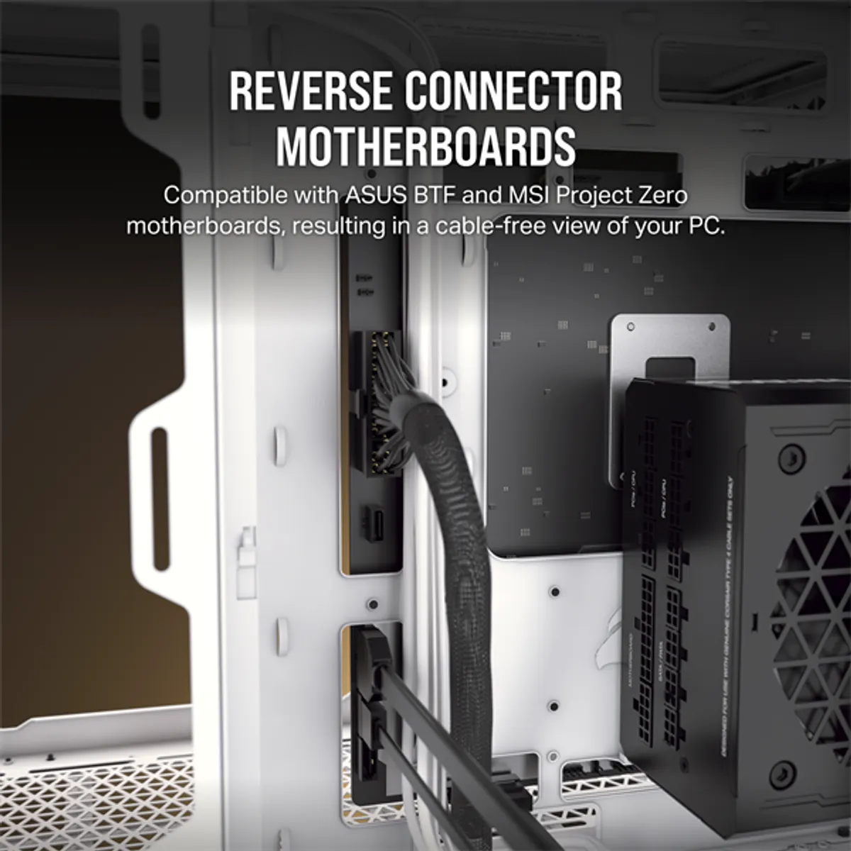 CORSAIR CC-9011267-WW 2500X iCUE link micro-atx duálkamrás edzett üveg fekete táp nélküli #2