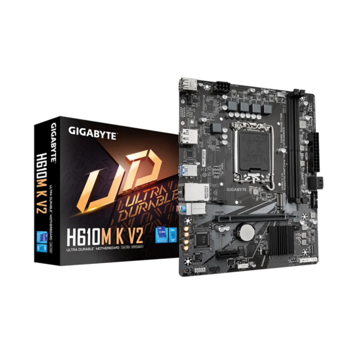 Gigabyte H610M K V2 DDR5 2xDIMM 128GB LGA1700 M.2 HDMI DisplayPort ALC897 #1
