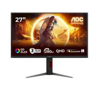 AOC Q27G4ZD oled játékmonitor 27" 2560x1440 280 Hz 0,03 ms állítható magasság, dönthető, forgatható, HDMI DP USB, 16:9