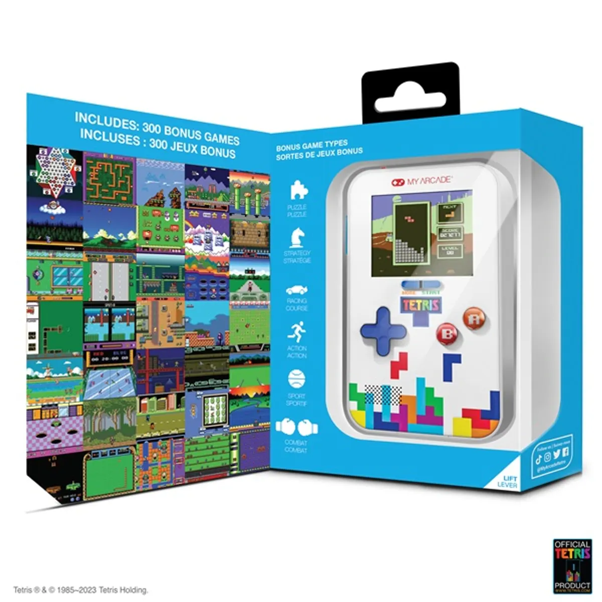My Arcade DGUNL-7029 Go Gamer Tetris 2.5" színes kijelző beépített hangszóró 3xAAA vagy USB-C #3