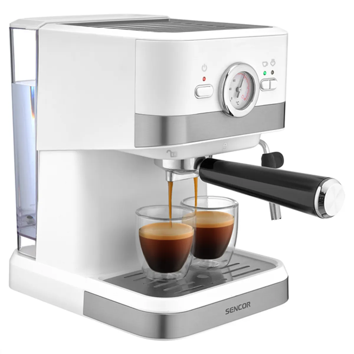 SENCOR SES 1720WH karos presszó kávéfőző 20 bar 1,5 L víztartály tejhabosító #6
