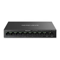 TP-LINK MS110CMP 8-portos PoE plus asztali kapcsoló 8 PoE port, 2x Gigabit port, 115W keret
